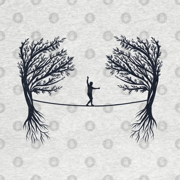 Trickline Trainer Monkey Slackliner Profis Slackline by GraphicsLab